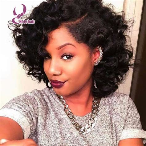 Image Result For Curly Weave Hairstyles With Side Part Natural Hair Bob