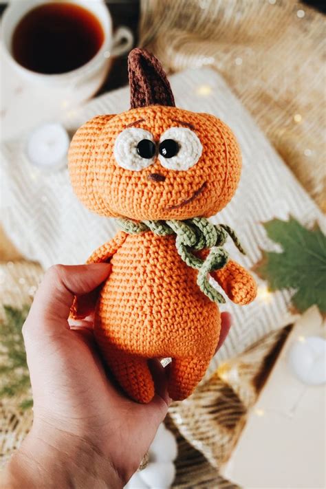 Amigurumi Pumpkin Pattern Pumpkin Crochet Toy Pattern Pumpkin Doll