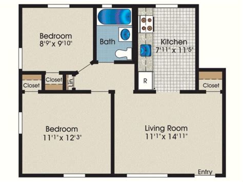 Inspirational 600 Sqft 2 Bedroom House Plans New Home Plans Design