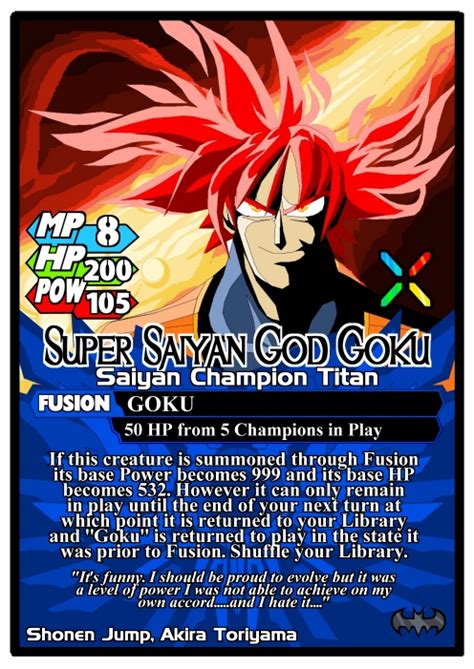 Titan Clash Super Saiyan God Goku By Tyrranux On Deviantart