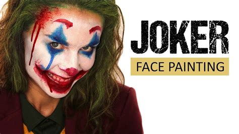 Joker Face Painting Tutorial Ashlea Henson Youtube Face Painting