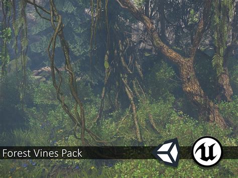 Nature Assets Forest Vines Pack Low Poly Cgtrader