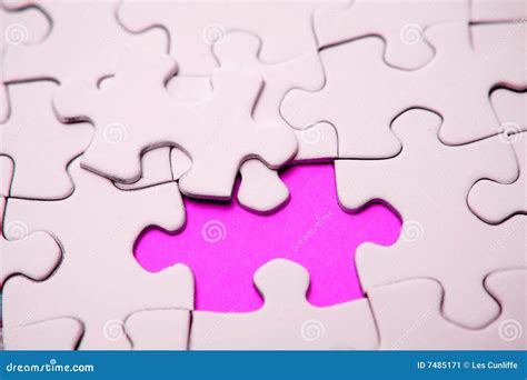 Interlocking Pieces Of Jigsaw Puzzles Tower Royalty Free Stock Image