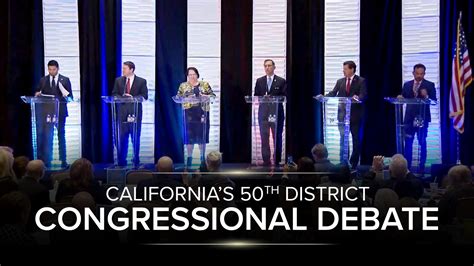 california 50th district congressional candidates debate