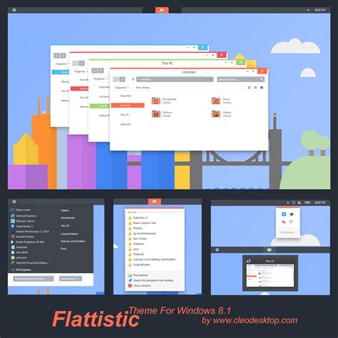 Flattastic Theme Windows 81 By Cleodesktop On Deviantart