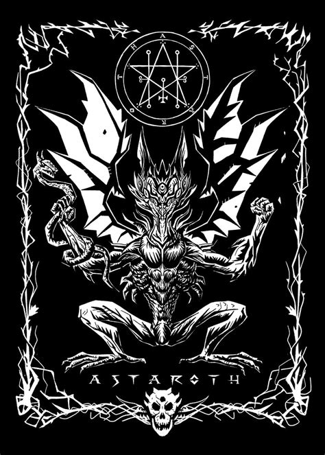Astaroth Poster By Dalibor Novak Displate