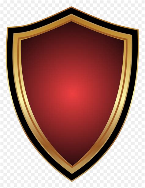 Red Badge Transparent Clip Art Png Shield Clipart Flyclipart