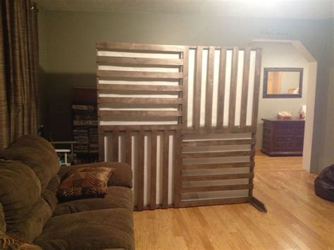 Diy Wall Divider Screen Pallet Inspired With Rice Paper Back Pallettes