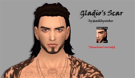 Gladios Scar By Deathbywesker At Simsworkshop Sims 4