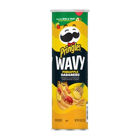 Pringles Wavy Pineapple Habanero 140g The Snack Club