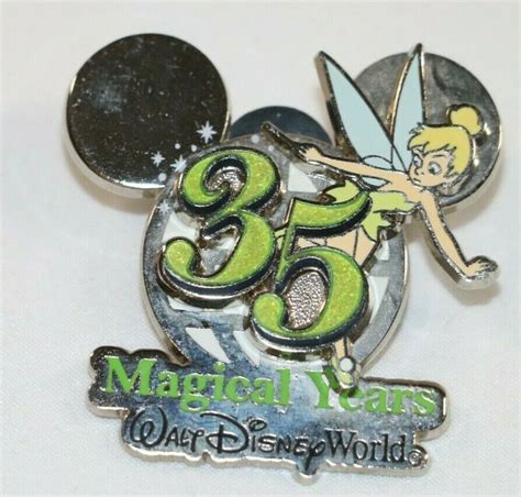 Mavin Walt Disney World 35th Magical Year Anniversary Tinker Bell Pin