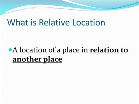 PPT - Relative Locations PowerPoint Presentation, free download - ID:2555667