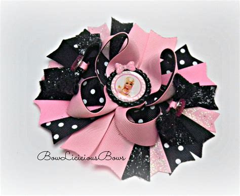 Barbie Inspired Bow By BowLiciousBows Boutique Bows Minnie Mouse