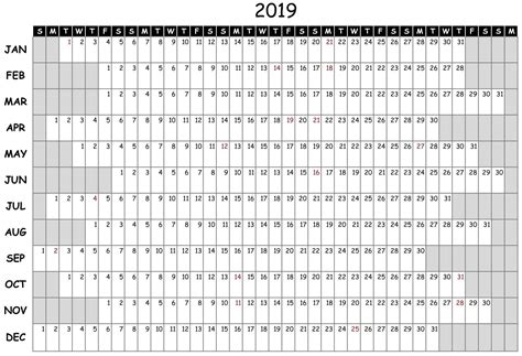 2020 Employee Attendance Calendar Printable Calendar Inspiration Design