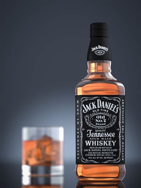 Jack Daniels Bottle 3d Product Shot By Patryk567 On Deviantart