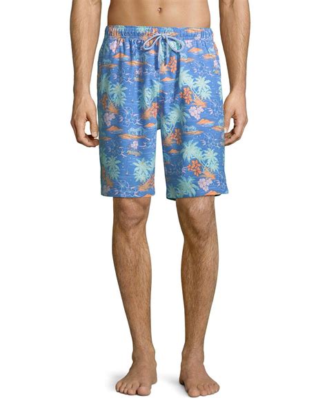 Peter Millar Mens Hawaiian Sunset Swim Trunks Petermillar Cloth
