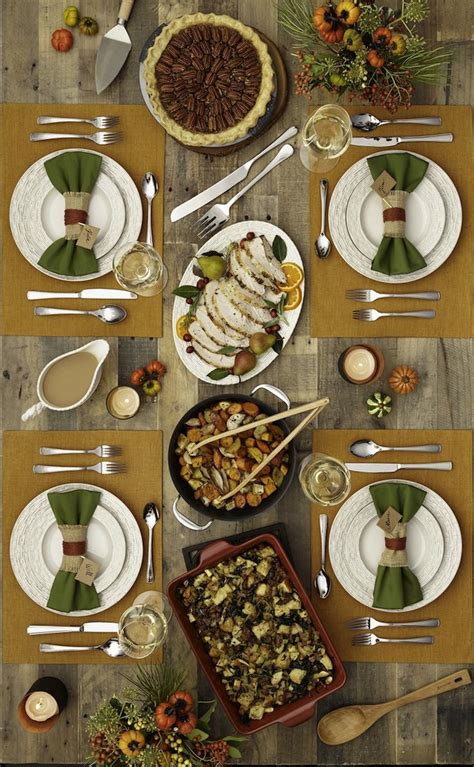 20 Thanksgiving Dining Table Setting Ideas