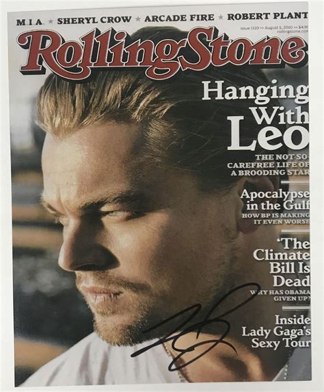 Aacs Autographs Leonardo Dicaprio Autographed Glossy 8x10 Photo