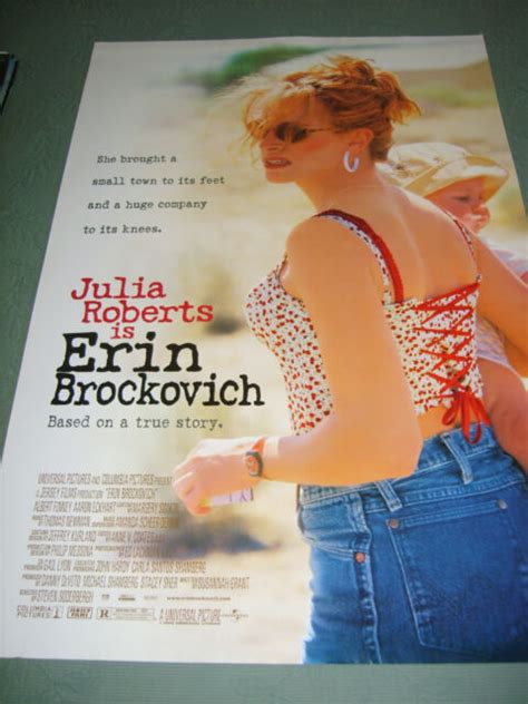 Erin Brockovich 2000 Us Authentic Original 27x40 Ds Movie Poster Ebay