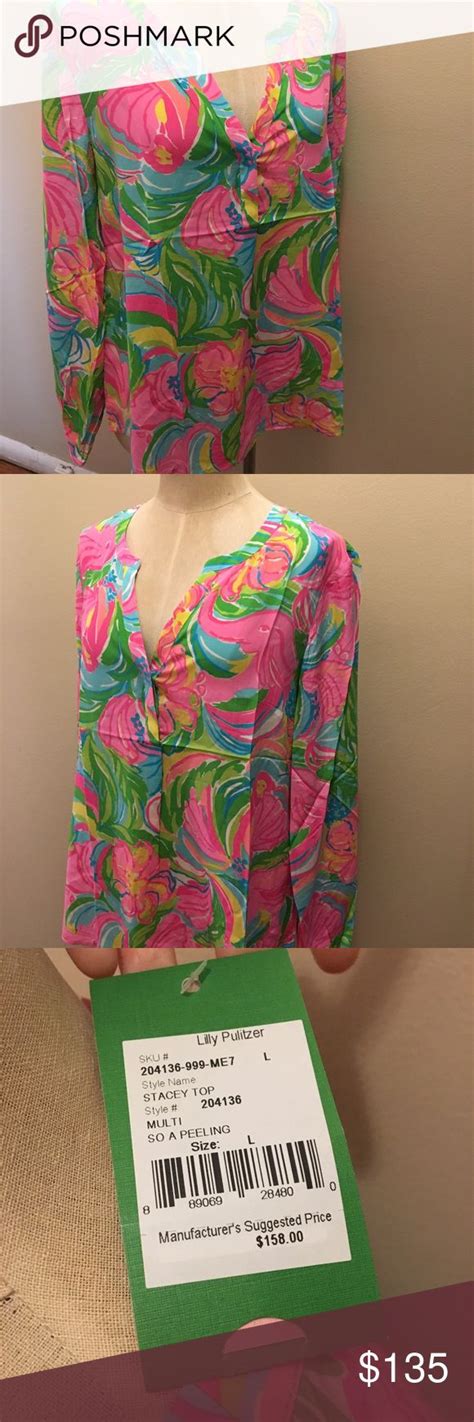 Lilly Pulitzer Stacey Top So Appealing Print Lilly Pulitzer Tops