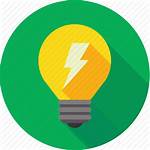 Icon Idea Bulb Bright Creativity Discovery Lightbulb