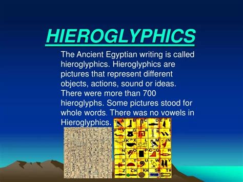 Ppt Hieroglyphics Powerpoint Presentation Free Download Id9610550