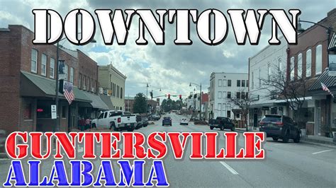 Guntersville Alabama 4k Downtown Drive Youtube