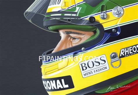 Ayrton Senna Prints F1 Paintings