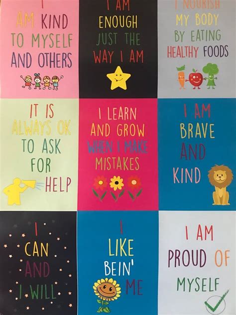 Kids Positive Affirmation Cards Etsy Uk In 2022 Positive