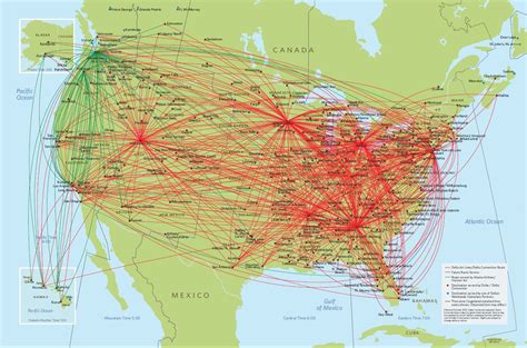 Delta Airlines Flight Route Map