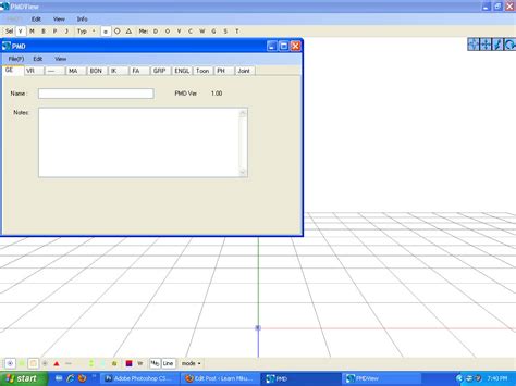 Pmd Editor Basics Now In English Modify Your Mmd Models
