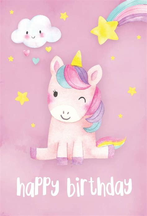 Cute Unicorn Birthday Wallpapers Top Những Hình Ảnh Đẹp