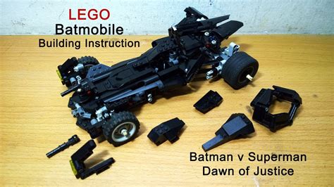 Building Instruction Lego Batmobile Batman V Superman Dawn Of