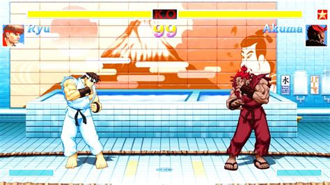 Classic Ryu Vs Akuma Hardest Street Fighter 2 YouTube
