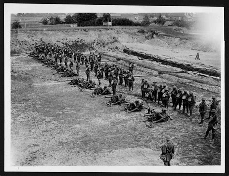 332 C2787 Men Of The Machine Gun Corps At Drill Photographers