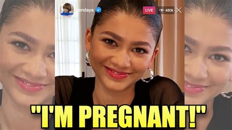Zendaya Finally Announces Her Pregnancy With Tom Holland Youtube