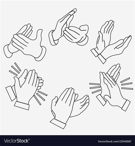 Clapping Hands Coloring Page Sketch Coloring Page The Best Porn Website