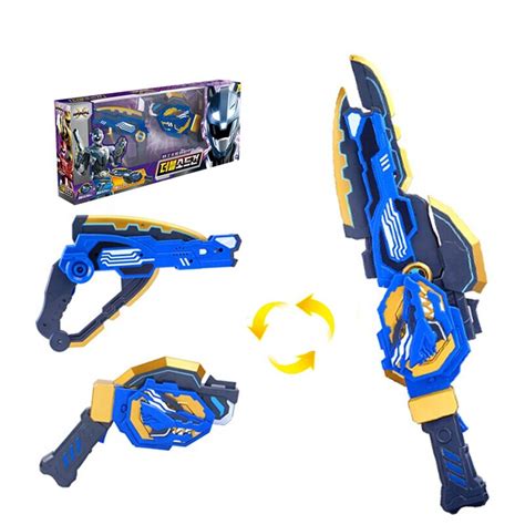 Three Mode Mini Force Transformation Sword Toys With Sound And Light