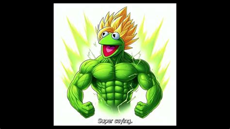 kermit the frog goes super saiyan for the first time youtube