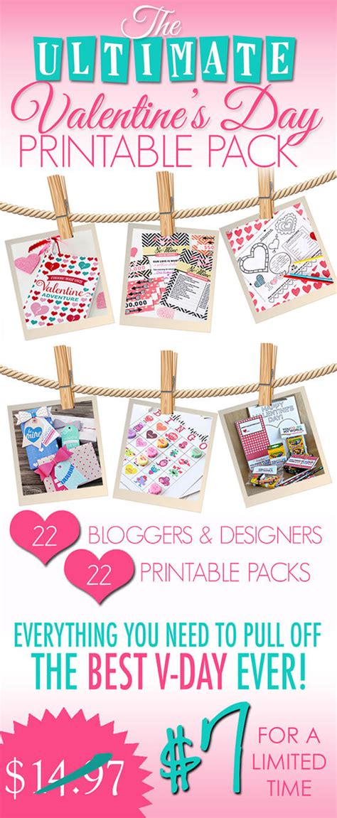 The Ultimate Valentines Day Printable Pack Ashlee Marie Real Fun