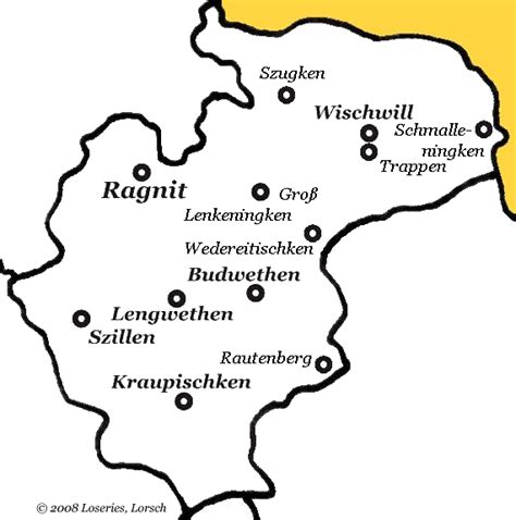 Ostpreußengenealogische Quellenkirchbuchbestände Kreis Tilsit Ragnit