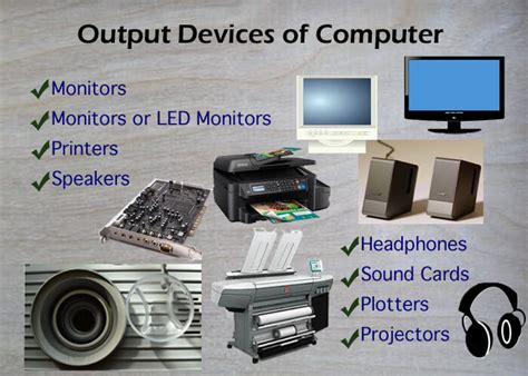 What Are The Output Devices Of Computer System And Types 2022