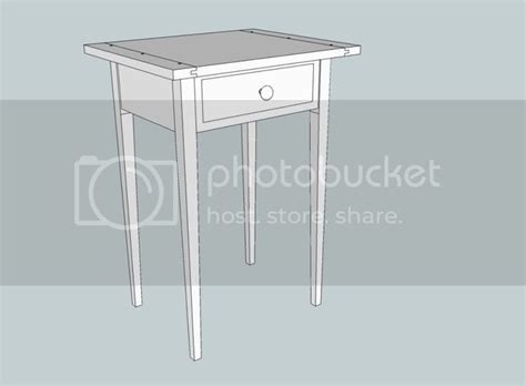 Shaker Side Table 1 Planning And Sketch Up Drawings By Mike Gager