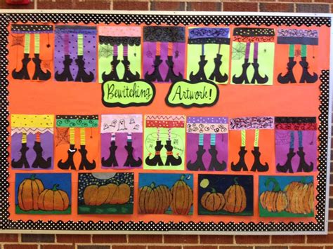 Great Idea To Match With R Dahls The Witches Colorful Bulletin