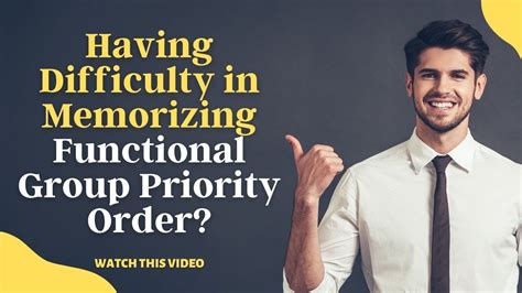 Easy Trick To Remember Functional Group Priority Order In 3 Minutes