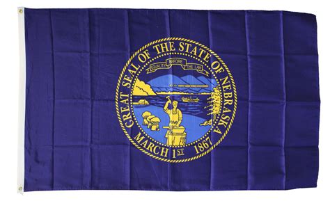 Buy Nebraska 3x5 Polyester Flag Flagline