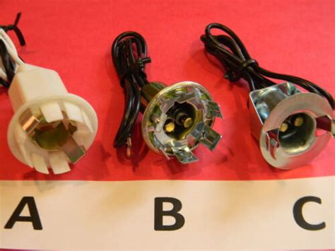 1157 1154 Bulb Socket W Wire Wiring Pigtail And Free Bulbs 6 12 Or 24