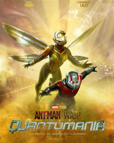 Ant Man And The Wasp Quantumania Movie Poster Marvel Movie Posters