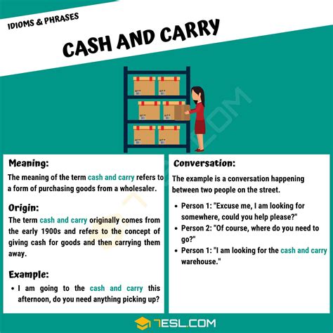 Cash And Carry How To Use The Useful Idiom Cash And Carry Correctly