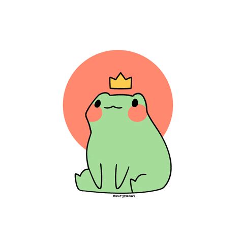 See A Recent Post On Tumblr From Huntydraws About Cute Frog Discover